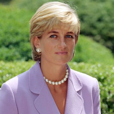 Princess Diana at the Red Cross Headquarters in Washington in 1997.