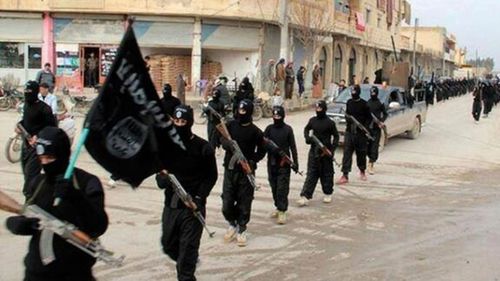 ISIL fighters in Raqqa, the group's de facto capital. (AAP)