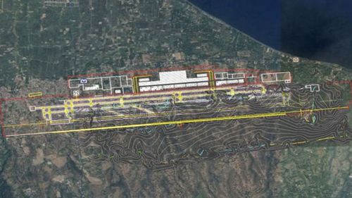 The proposed space for Bali's second airport.