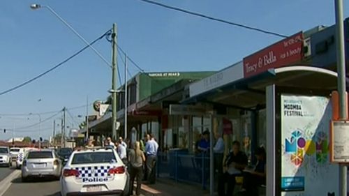 The two gunmen stormed the post office on Military Road at about 2.30pm. (9NEWS)