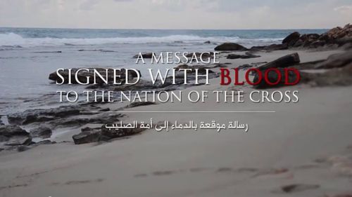 The video was distributed by Al-Hayat Media, ISIL's media arm. (Supplied)