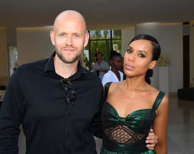 Daniel Ek and Kerry Washington