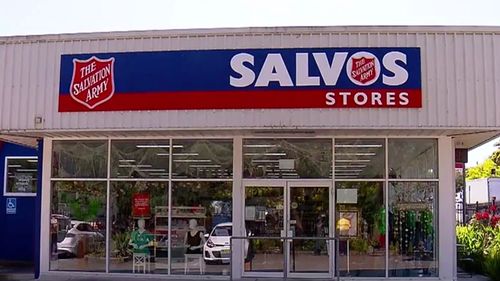 He left several bags at a closed Salvation Army store in the New South Wales suburb of Wallsend.