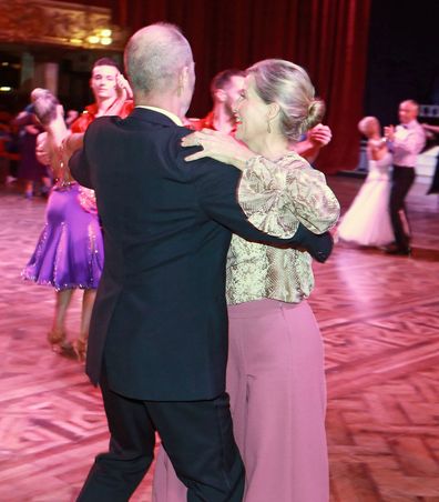 Sophie Countess of Wessex goes ballroom dancing at Blackpool Tower