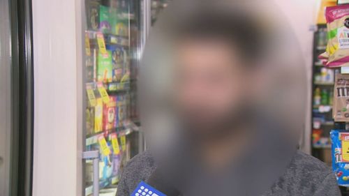 A shop assistant has spoken of the terrifying moment he was allegedly threatened and robbed by masked teenagers in Melbourne.