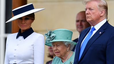 Melania Trump didn't curtsy to the Queen.