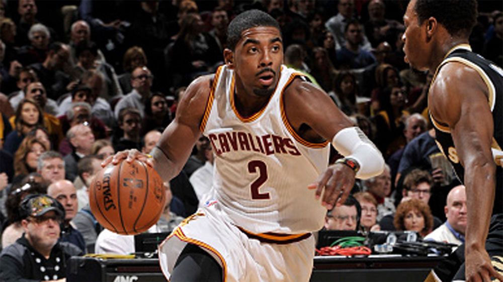 Kyrie Irving in action against the Raptors. (Getty)