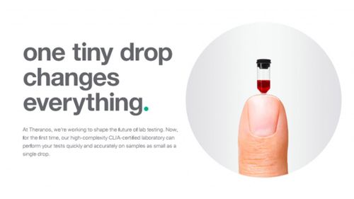 Theranos said its blood testing technology would revolutionise biotech. (Theranos)