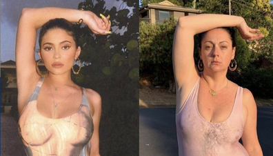Kylie Jenner is the latest celebrity Barber has parodied. 