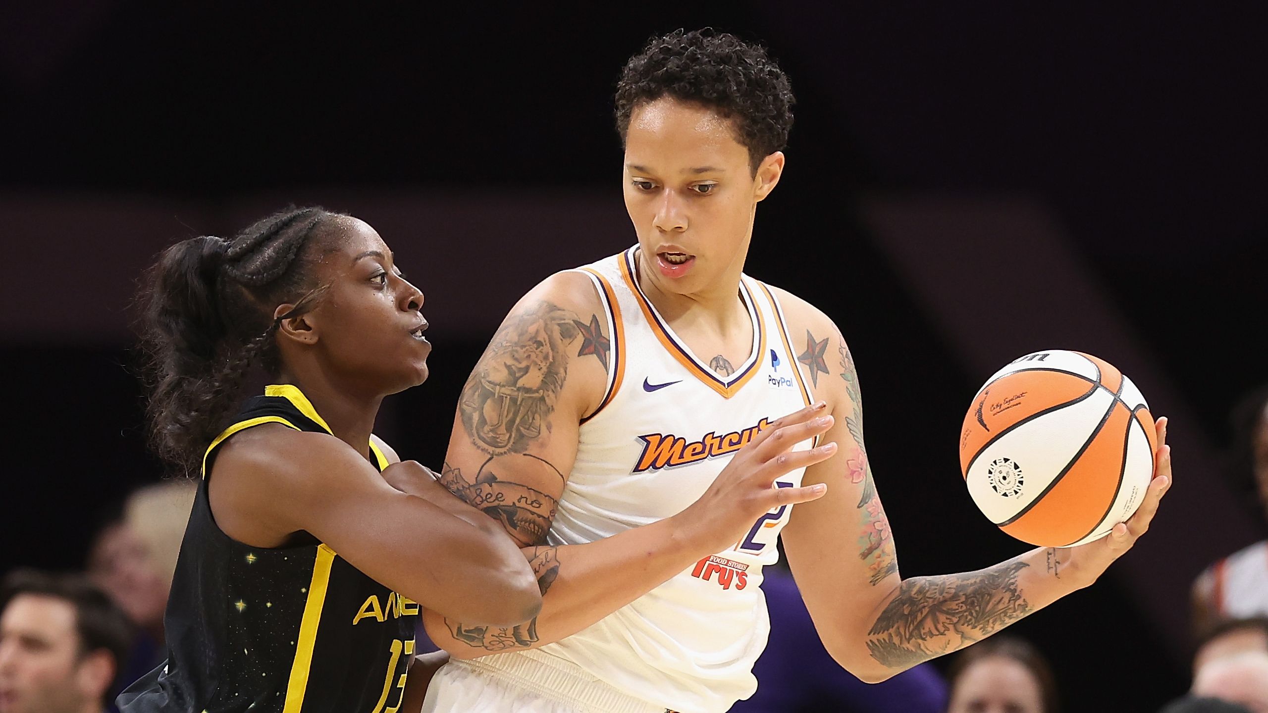 Brittney Griner makes first WNBA appearance since 10-month Russian detainment