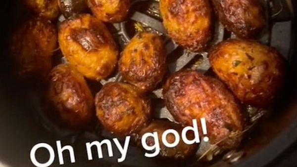 Airfryer hack for crispy roast potatoes costs less than $2