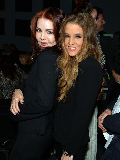 Priscilla Presley and Lisa Marie Presley