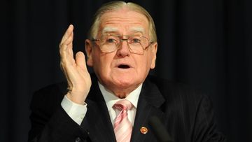 The Christian Democrats leader Fred Nile during a press conference. (AAP)