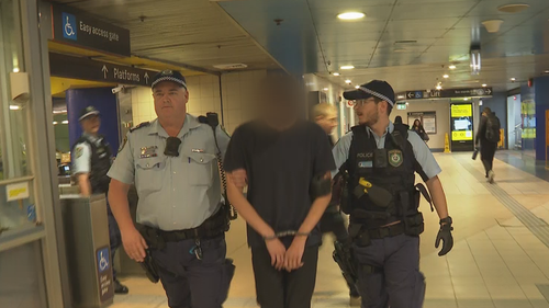 Four teens arrested after car allegedly stolen from Victoria is dumped in Sydney