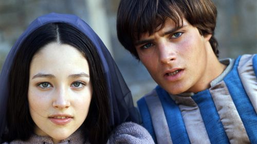 Olivia Hussey and Leonard Whiting star as Romeo and Juliet 