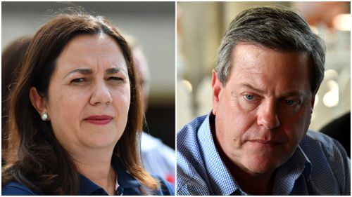 Premier Annastacia Palaszczuk and LNP leader Tim Nicholls have given little more than lip service on issues like electricity prices. (Images: AAP)