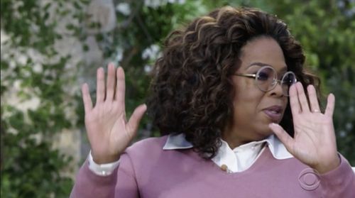 Oprah reacts to Prince Harry and Meghan Markle's claims