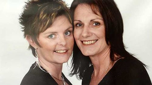 Debbie Robertson, pictured right, with her daughter Amy Aiton who was stabbed to death in 2012. (Supplied)