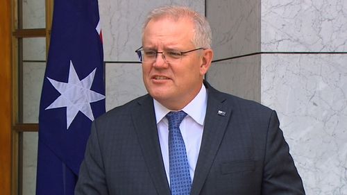 Prime Minister Scott Morrison today.