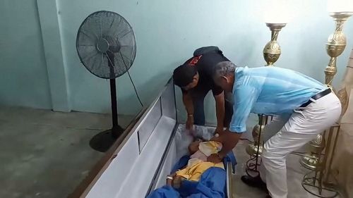 A woman who was pronounced dead in Ecuador woke up in her coffin.