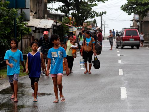 More than 15,300 people had been evacuated in northern provinces by yesterday afternoon, the Office of Civil Defense said.