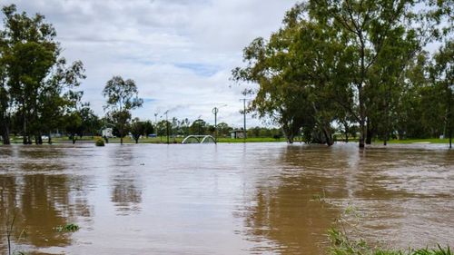 Parts of Queensland have been hit with flooding, with several warnings in place.