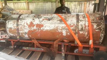 A rusted, old rocket in a man&#x27;s garage was confirmed to be an inert nuclear missile.
