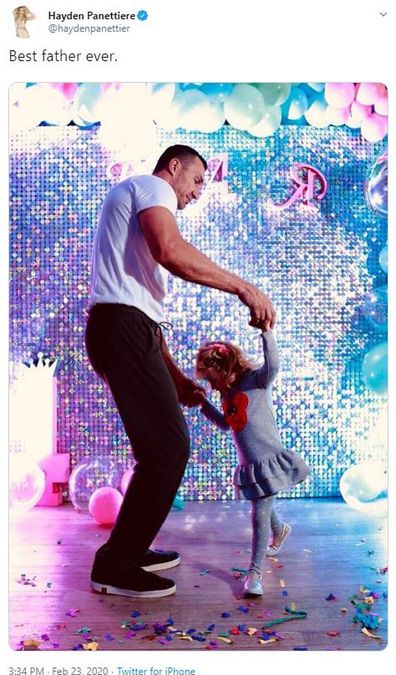 Wladimir Klitschko, daughter Kaya, dancing, Twitter, photo