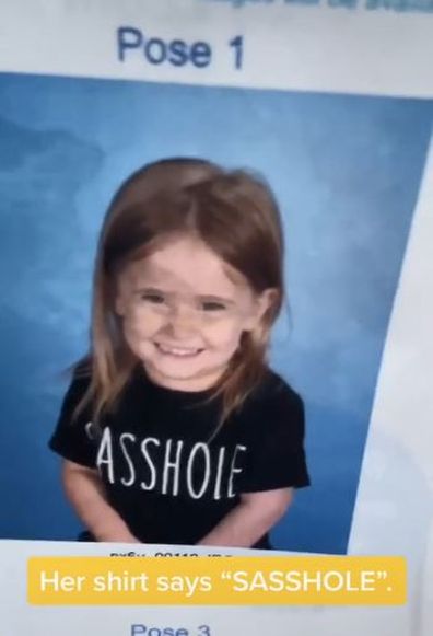 Mum left in stitches after daughter's school photo mishap