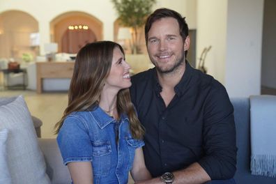 Chris Pratt with his with Katherine Schwarzenegger