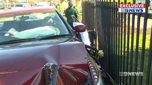 Mr Turton was waiting at traffic lights to cross a road with his daughters in a pram when an out-of-control came hurtling towards them.