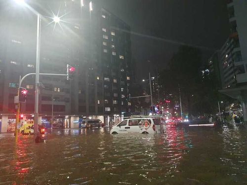 Inondations à Auckland le 27 janvier 2023