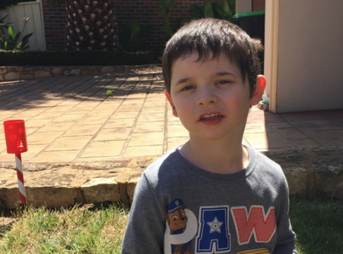 Kai, 4, is non-verbal and has not yet come to terms with his father's death. (GoFundMe)