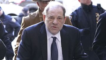 2/21/20 Harvey Weinstein is seen arriving at Manhattan Criminal Court in New York City as jury deliberations continue in his rape trial. (NYC)