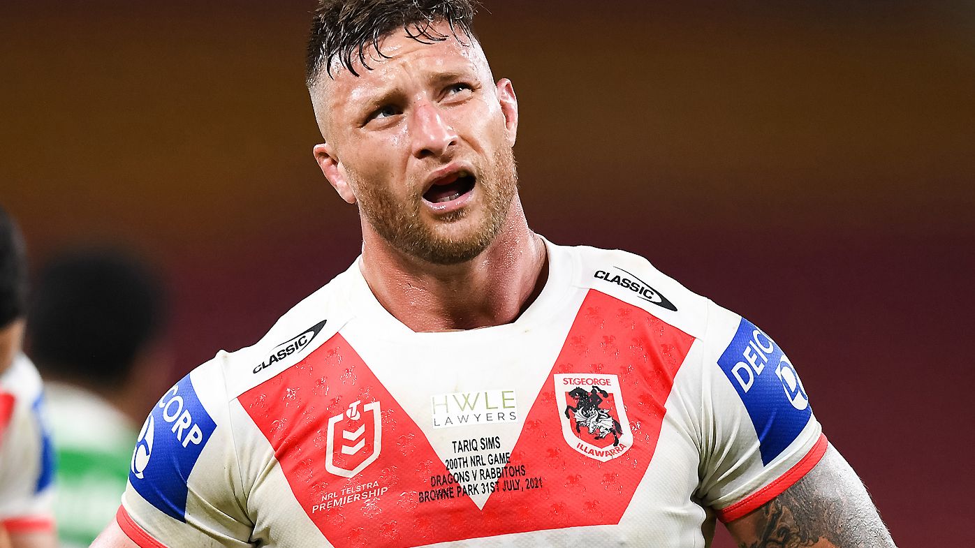 'Upset' Tariq Sims speaks out on 'devastating' news surrounding Dragons contract