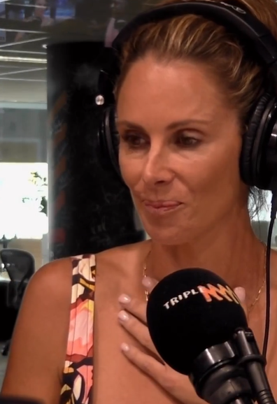 Candice Warner breaks down live on air Triple M Rush Hour