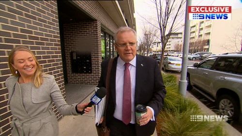 Scott Morrison said he will work with colleagues on his first official day as Prime Minister to start organising his Ministry.