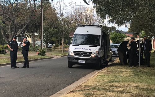 Police have established a crime scene after discovering a man's body on a welfare check in Adelaide's north.