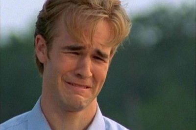 <b>Back in the 90s…</b> James Van Der Beek played a lovesick, verbose, teen in the angsty drama <i>Dawson's Creek</i>, followed up with the movie <i>Varsity Blues</i>.