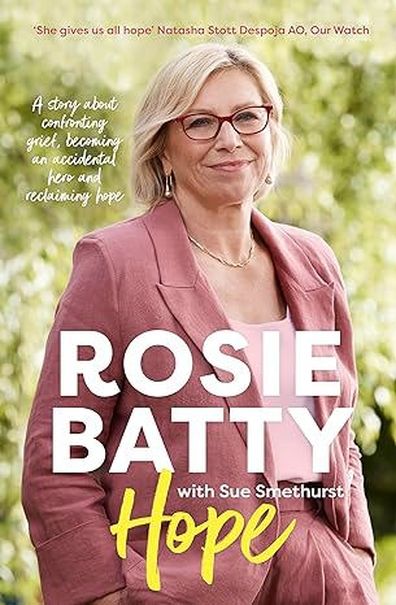 The cover for Rosie Batty book Hope