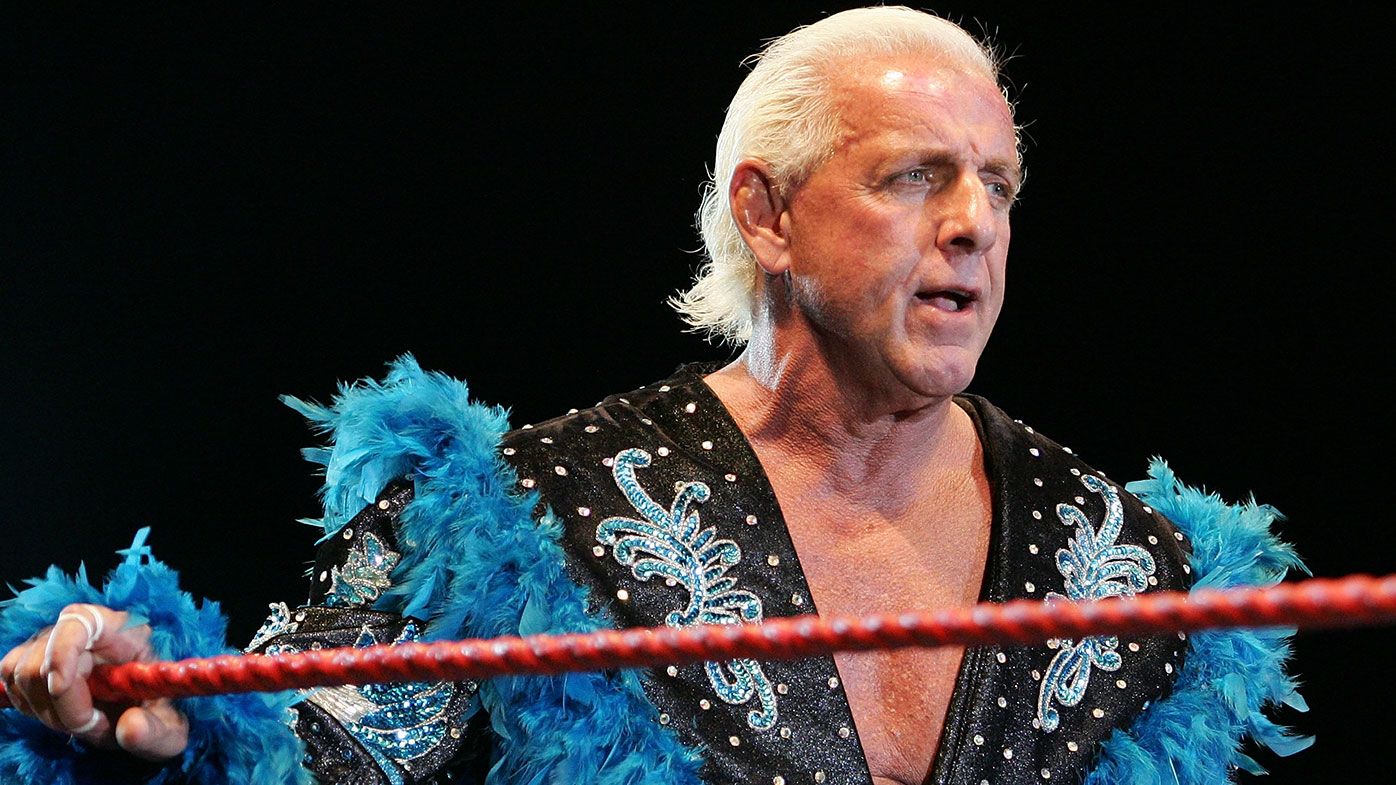 Ric Flair during a 2009 WWE tour in Australia