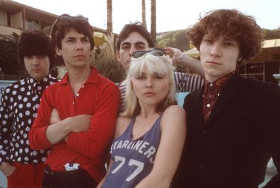 Chris Stein, Jimmy Destri, Debbie Harry, Gary Valentine and Clem Burke of Blondie