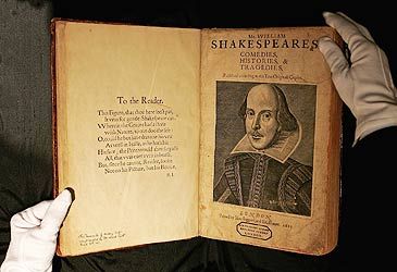 Which one of the following comedies was not published in William Shakespeare's 1623 First Folio?