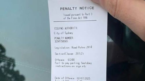 Other drivers were also issued fines, and the man said one young worker was crying.
