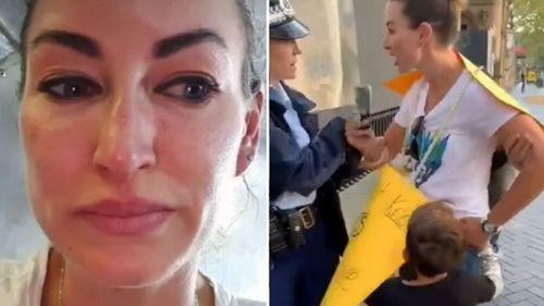 Renee Altakrity, 36, was arrested yesterday, with footage of the dramatic incident going viral.