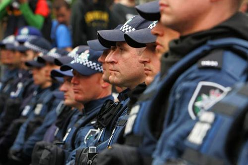 Police officers in Victoria, New South Wales, Queensland and Western Australia have all been placed on high alert. (Getty)