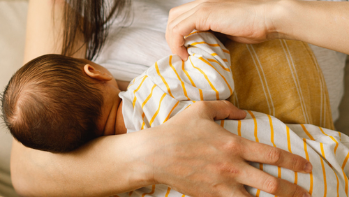 Woman breastfeeding