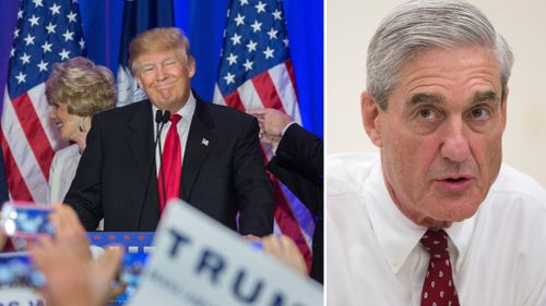 Special counsel Robert Mueller, right, has requested an interview with US President Donald Trump over his Russia links.