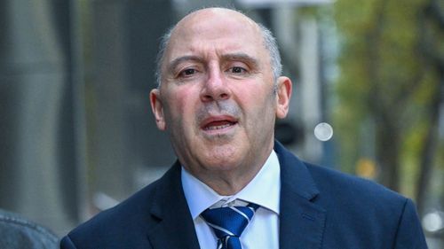 Tony Mokbel pictured in May after leaving the Court of Appeal in connection with his Lawyer X appeal. 