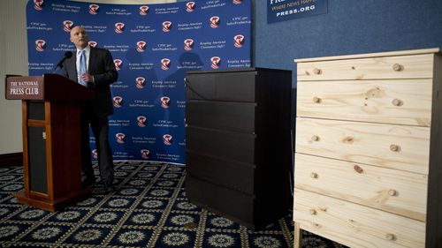 US Consumer Product Safety Commission Chairman Elliot Kaye speaks about the Ikea drawers last June.